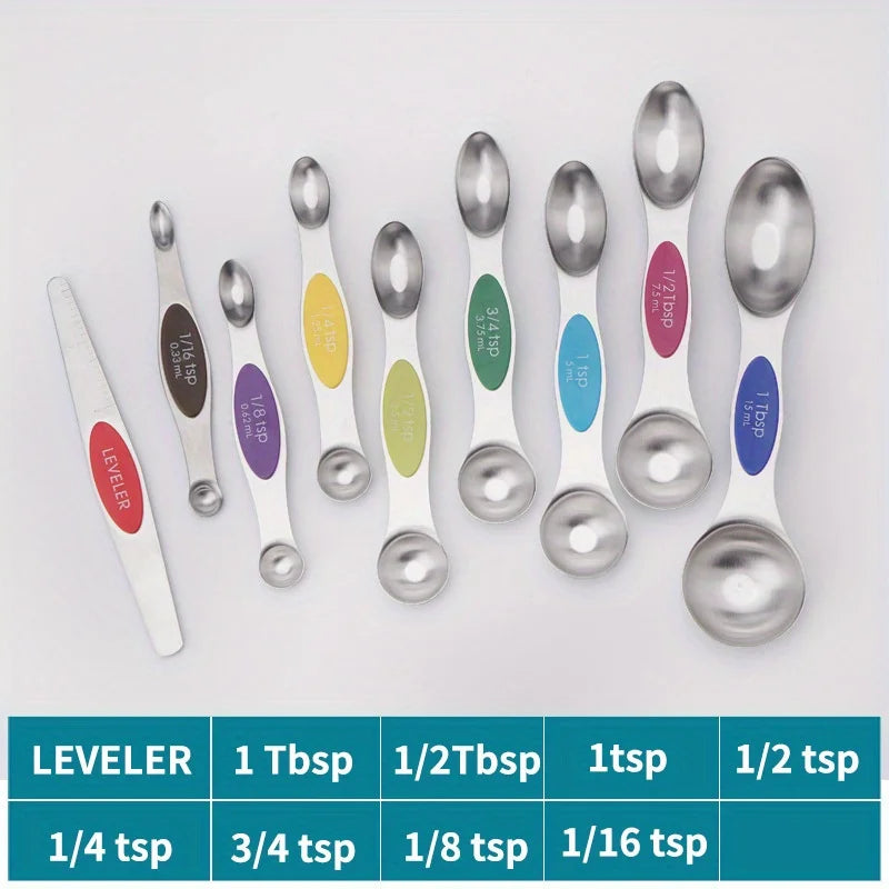 Stainless Steel Magnetic Measuring Spoons