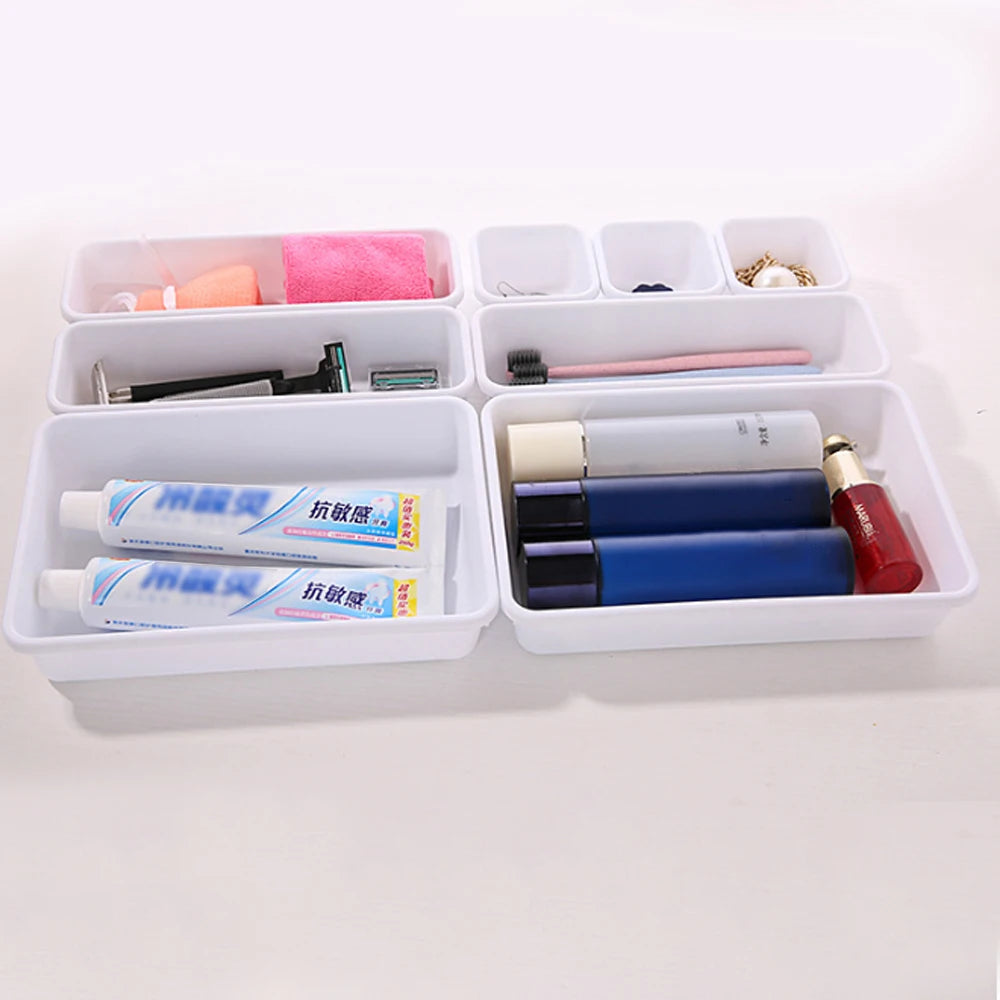 Adjustable Drawer Organizer Box Trays