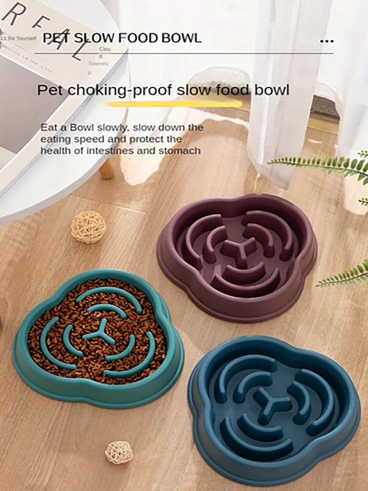 Pet Slow-Feed Anti-Choke Bowl