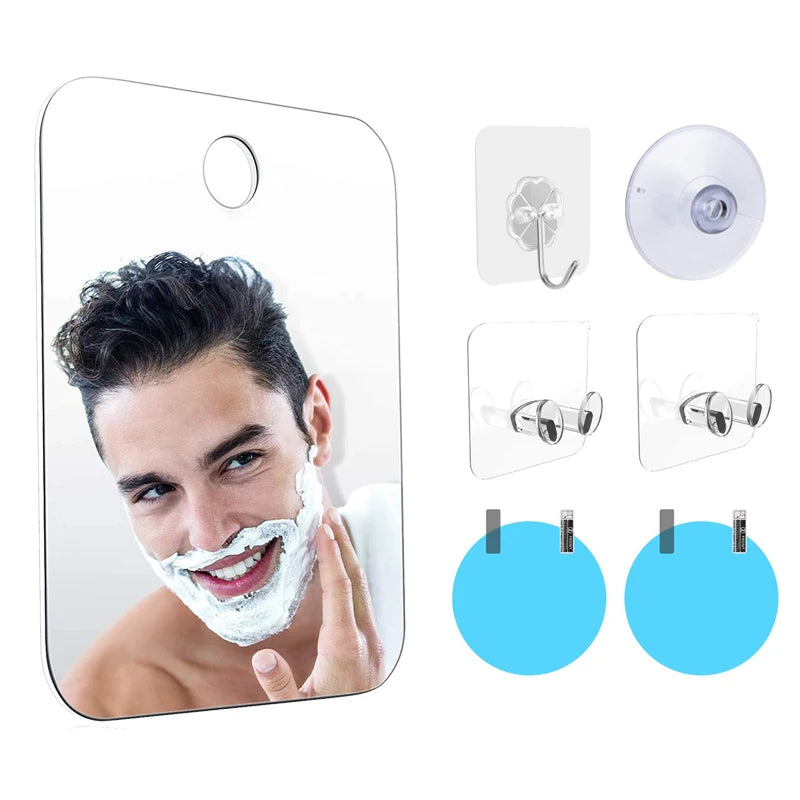 Anti-Fog Shaving and make up Mirror