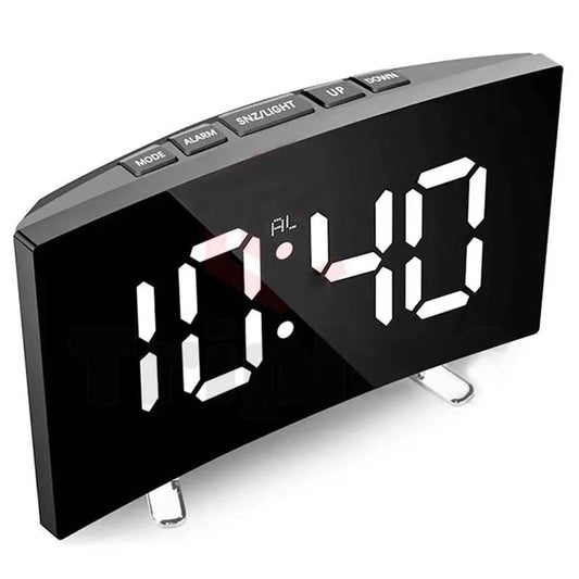 LED Mirror Digital Alarm Clock