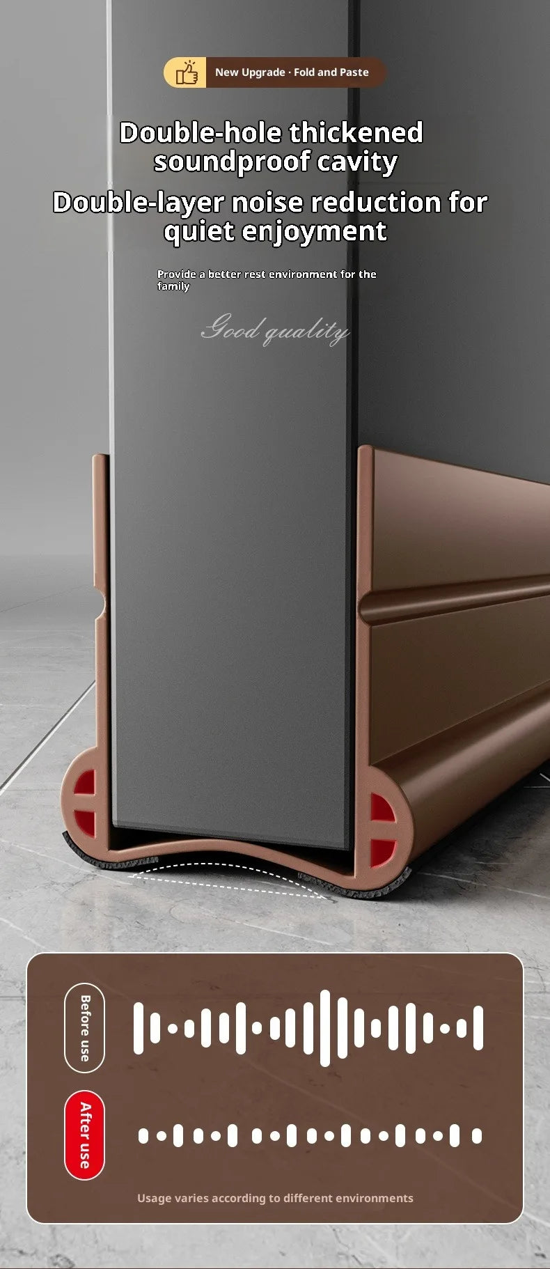 Flexible Door Bottom Sealing Strip