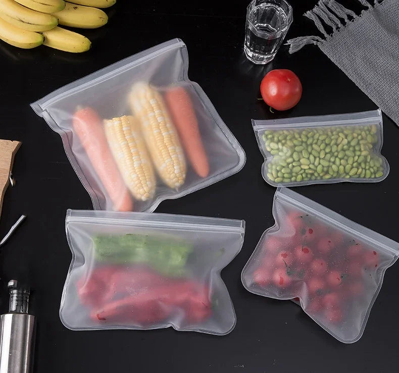 Reusable Silicone Food Storage Bags