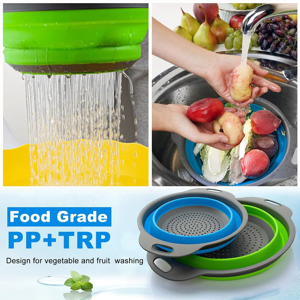 Silicone Folding Drain Basket