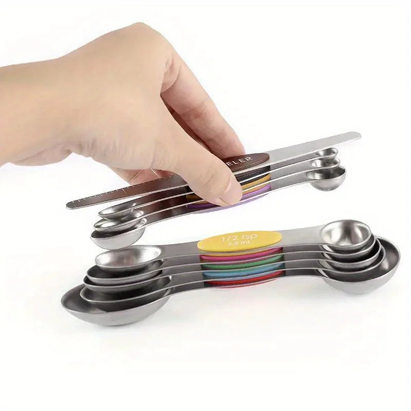 Stainless Steel Magnetic Measuring Spoons