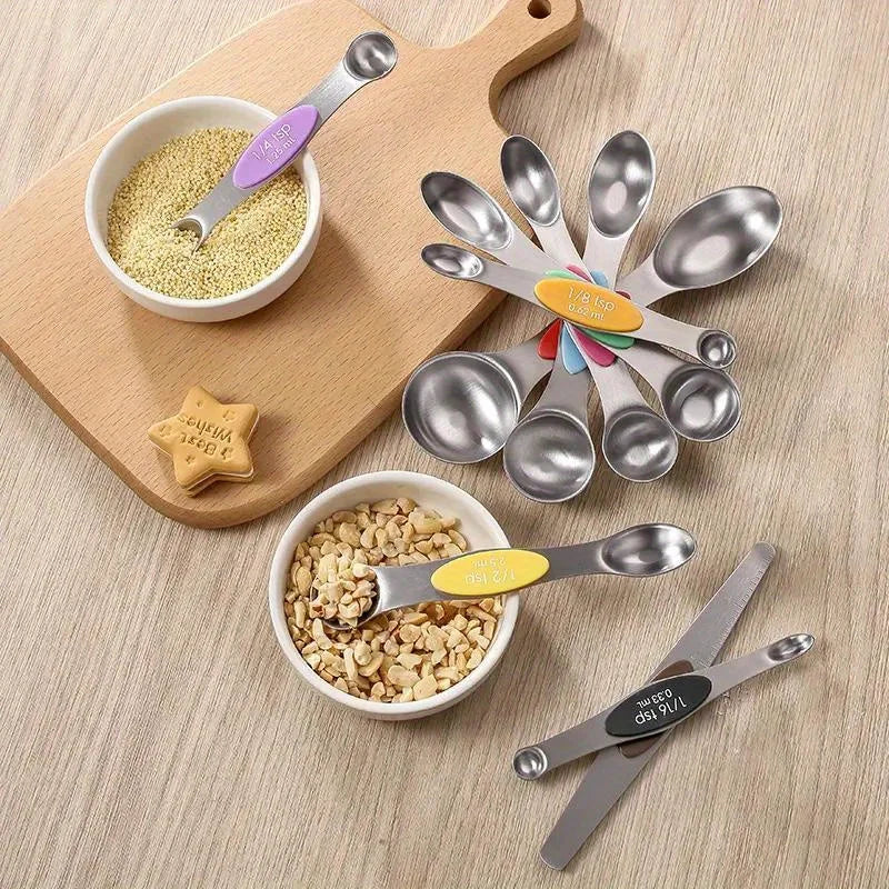 Stainless Steel Magnetic Measuring Spoons