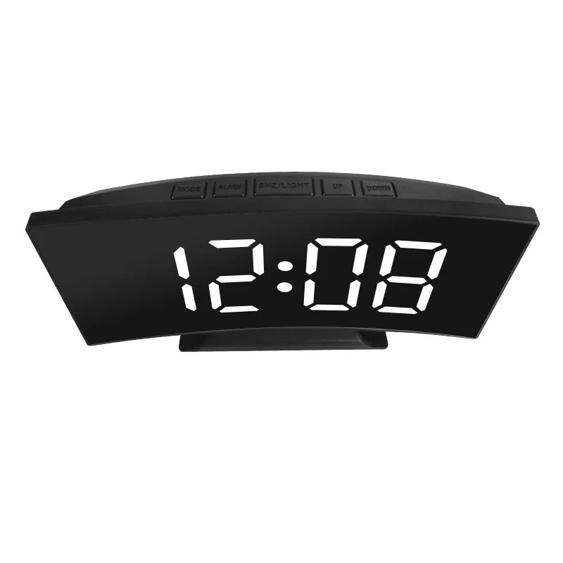 LED Mirror Digital Alarm Clock