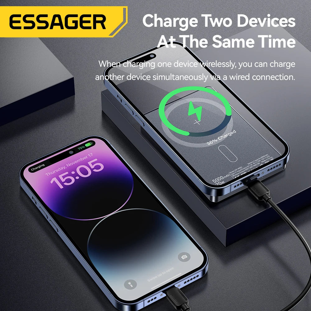 20W Magnetic Power Bank