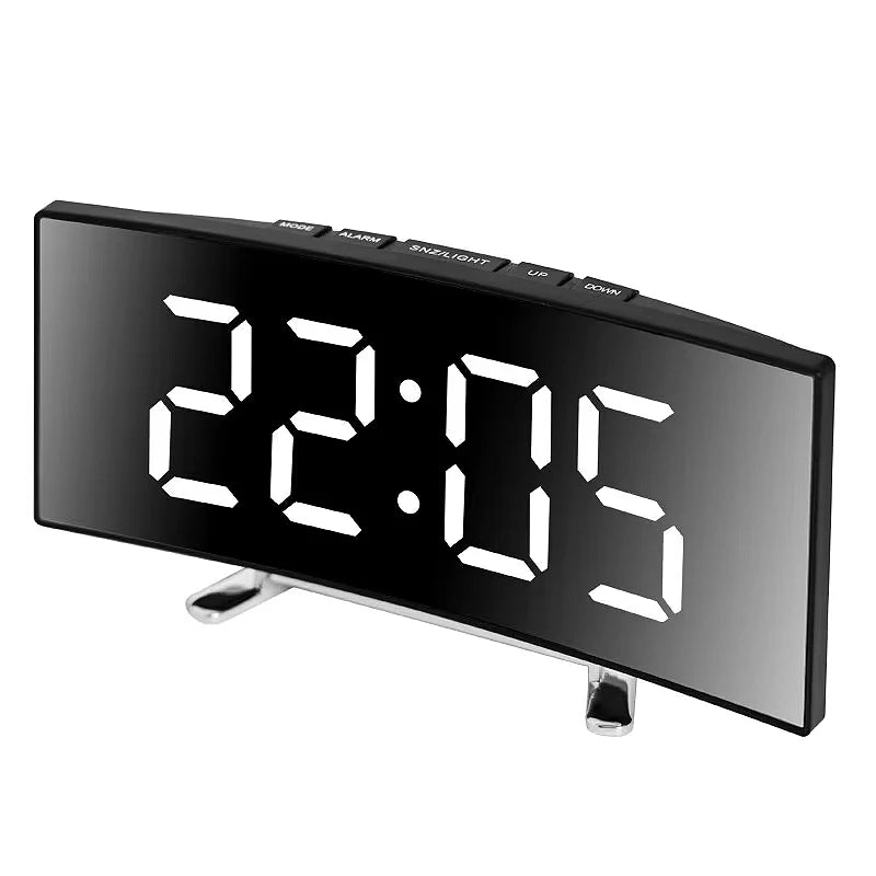 LED Mirror Digital Alarm Clock