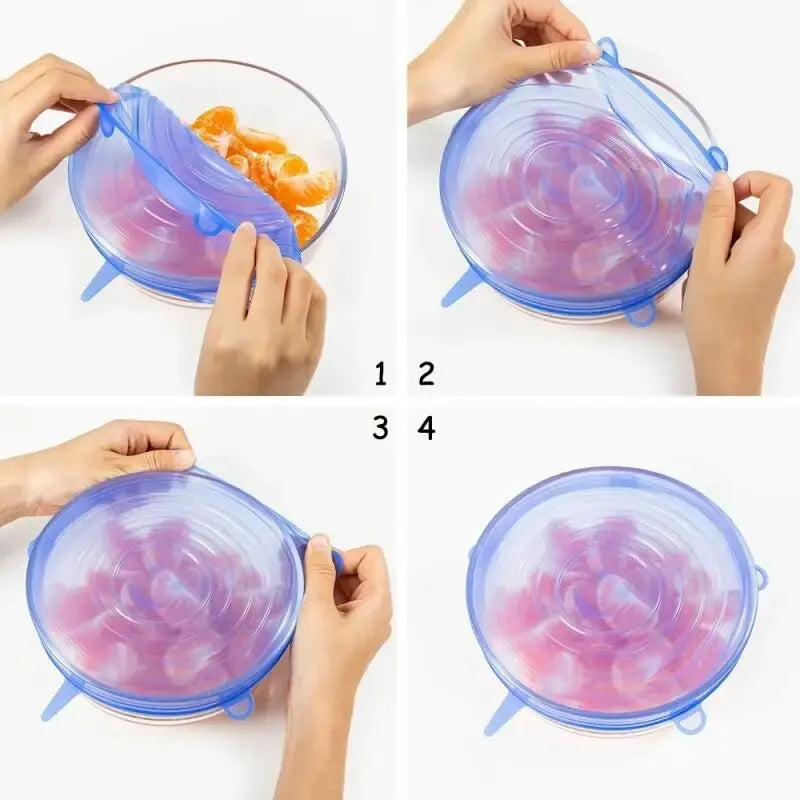 Reusable Silicone Stretch Lids
