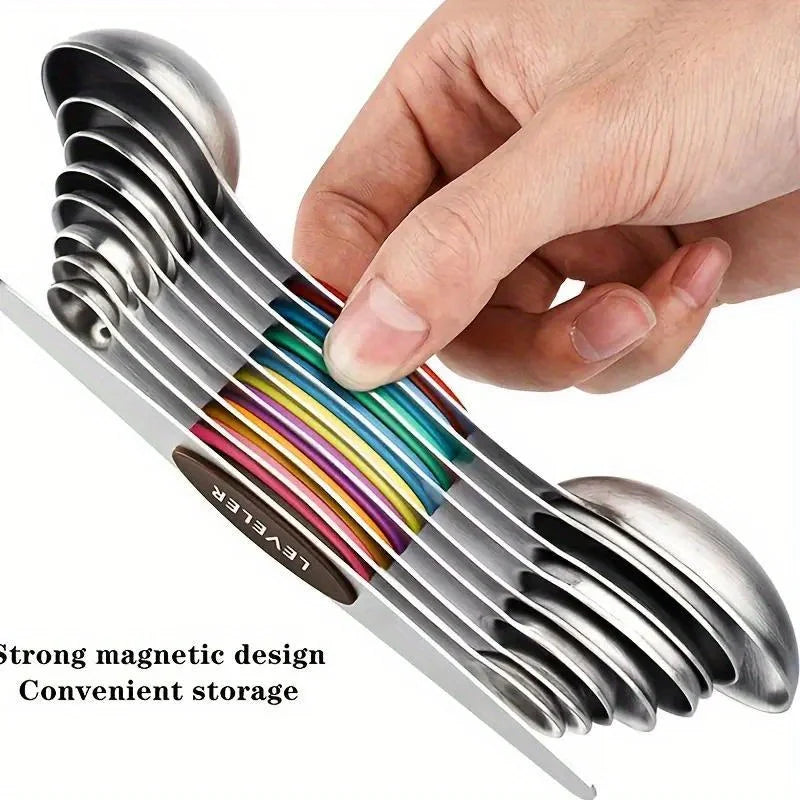 Stainless Steel Magnetic Measuring Spoons