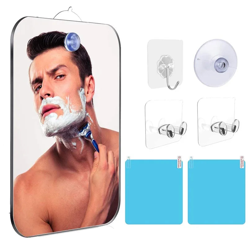 Anti-Fog Shaving and make up Mirror