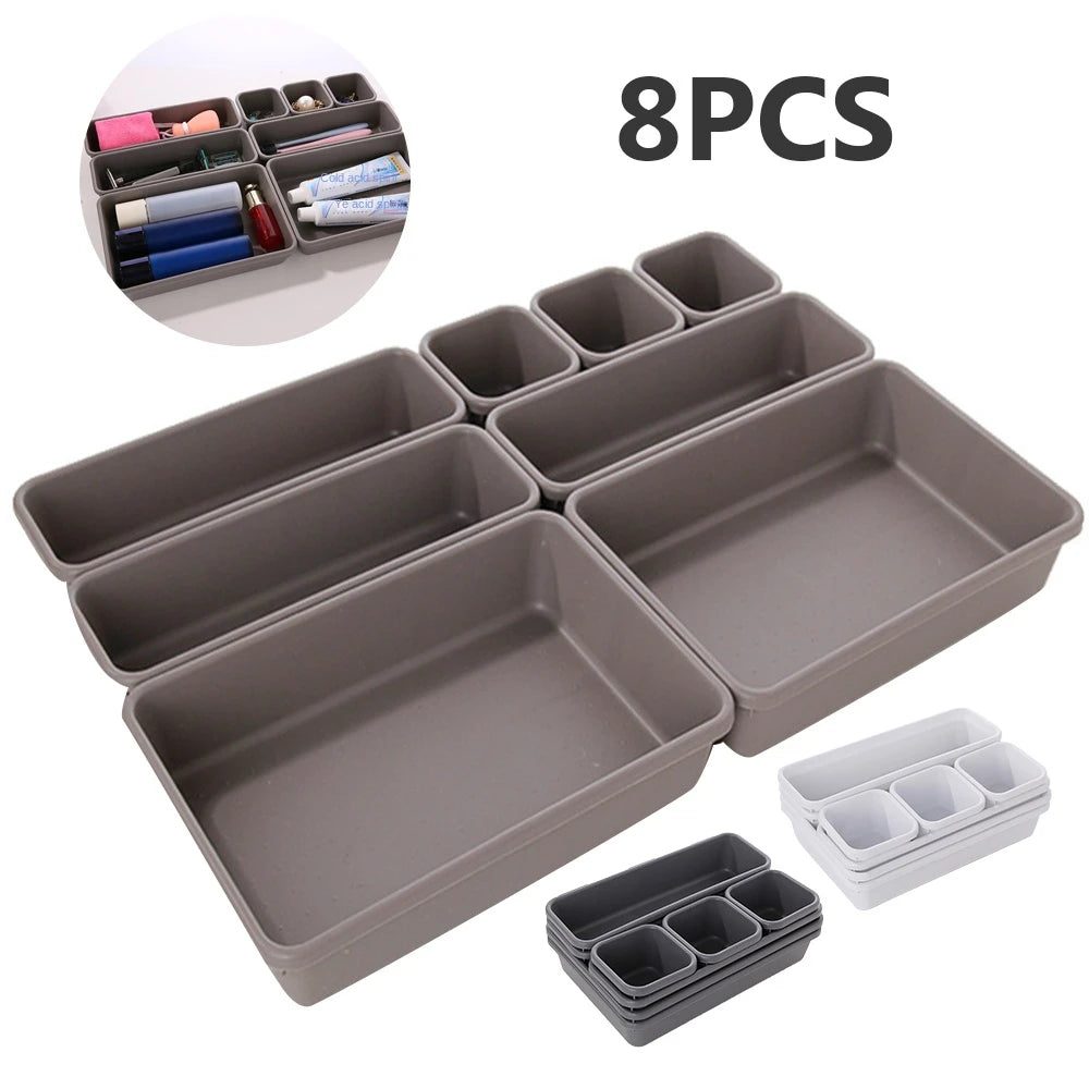 Adjustable Drawer Organizer Box Trays