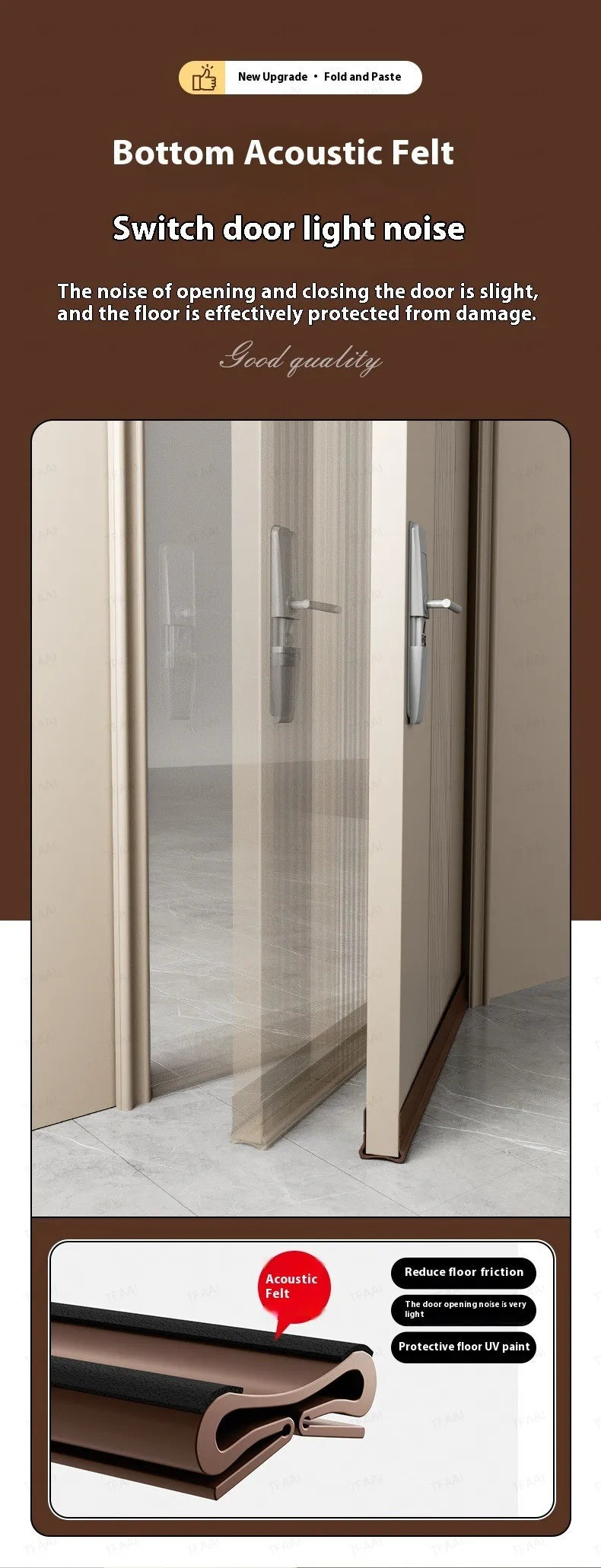 Flexible Door Bottom Sealing Strip