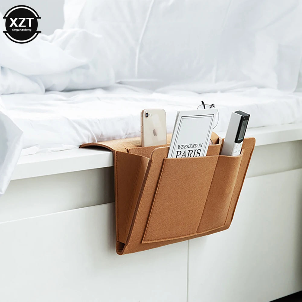Felt Bedside Storage Organizer