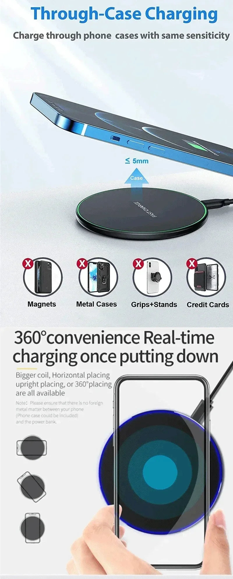 Wireless Fast Charging Pad