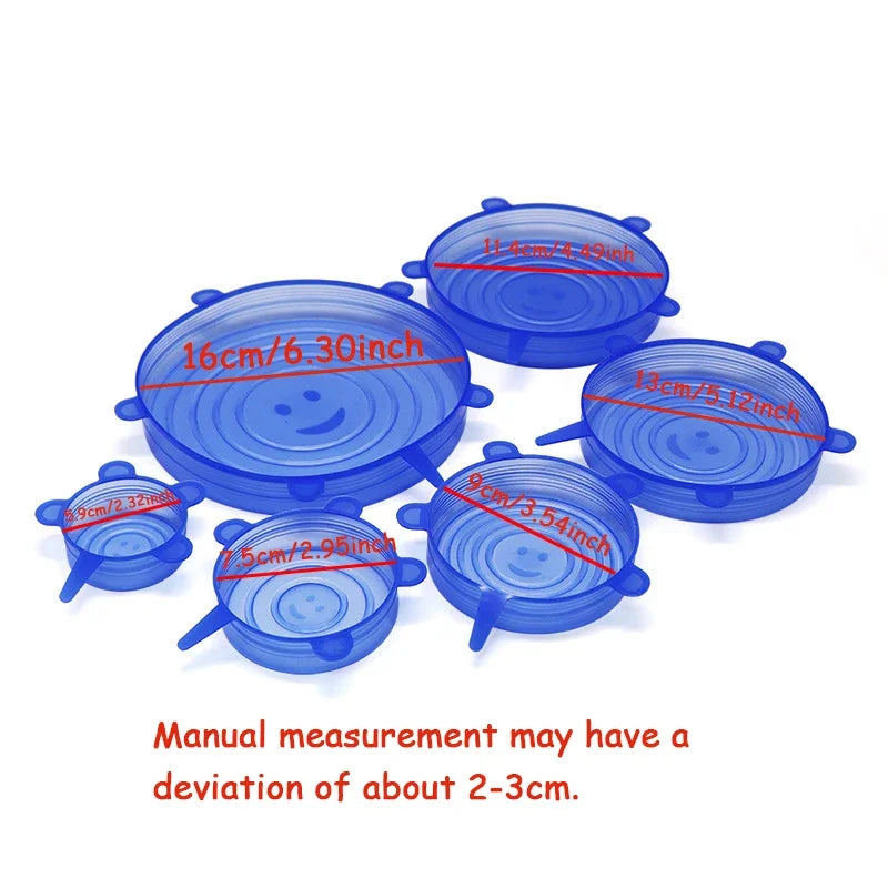 Reusable Silicone Stretch Lids