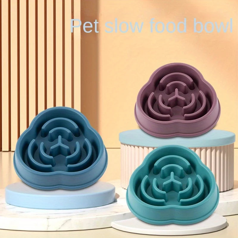 Pet Slow-Feed Anti-Choke Bowl