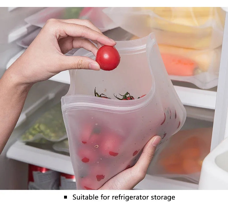 Reusable Silicone Food Storage Bags