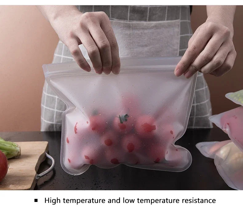 Reusable Silicone Food Storage Bags
