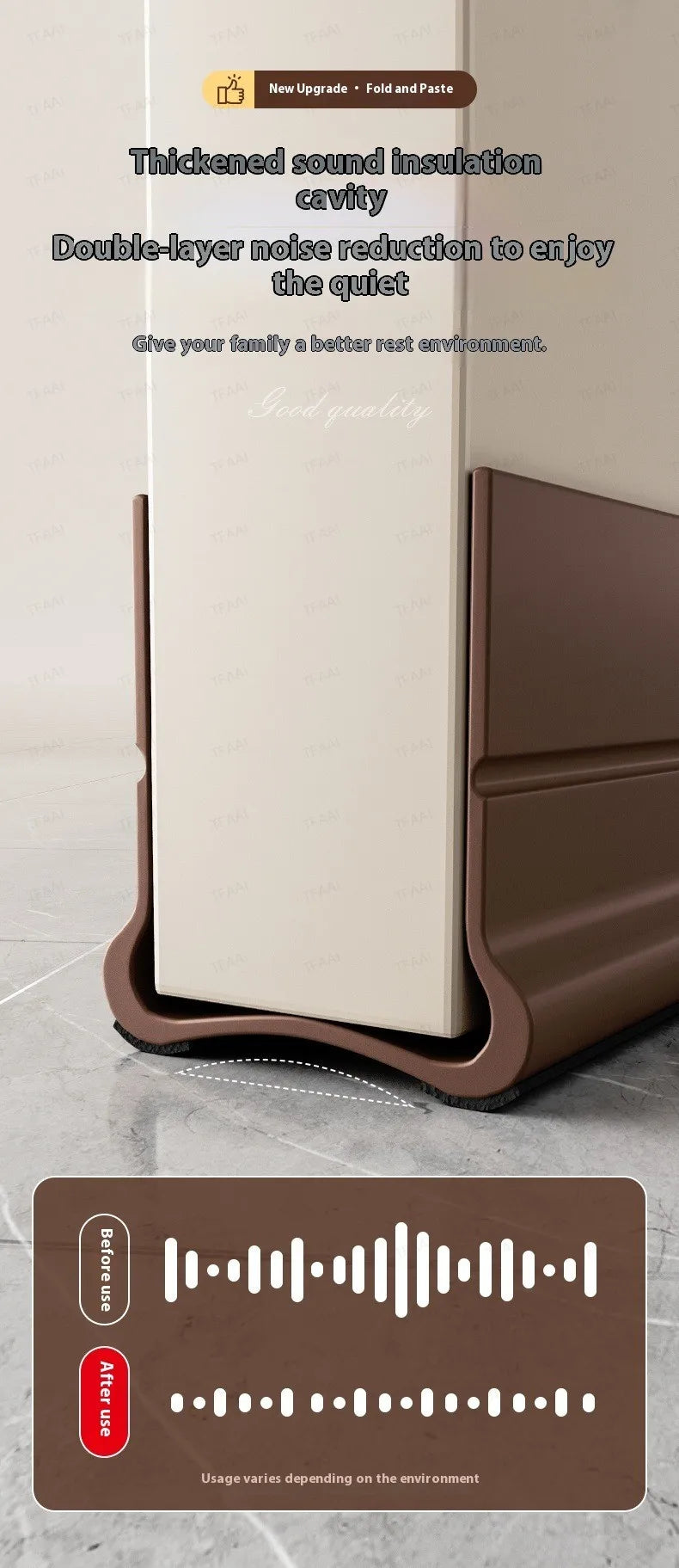 Flexible Door Bottom Sealing Strip