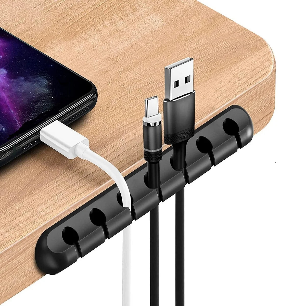 Silicone Cable Organizer Clips