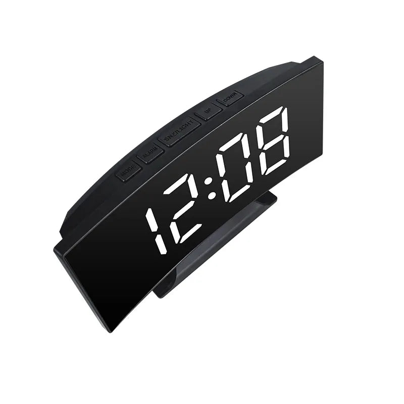 LED Mirror Digital Alarm Clock