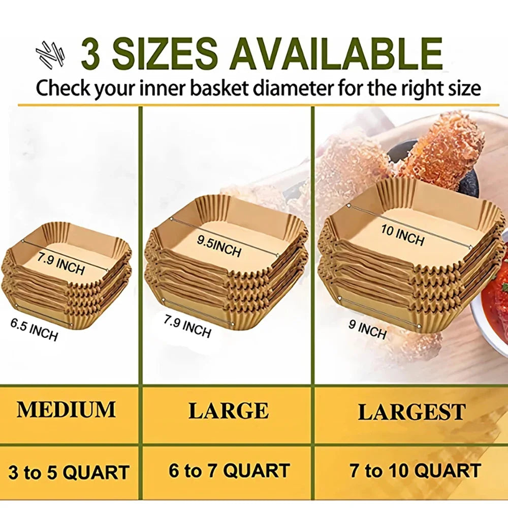 Air Fryer Disposable Non-Stick Baking Paper