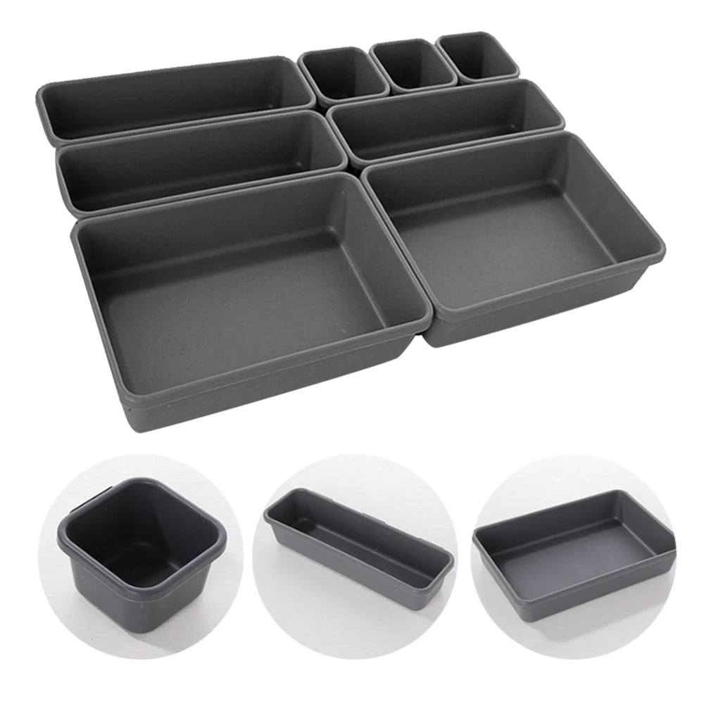 Adjustable Drawer Organizer Box Trays