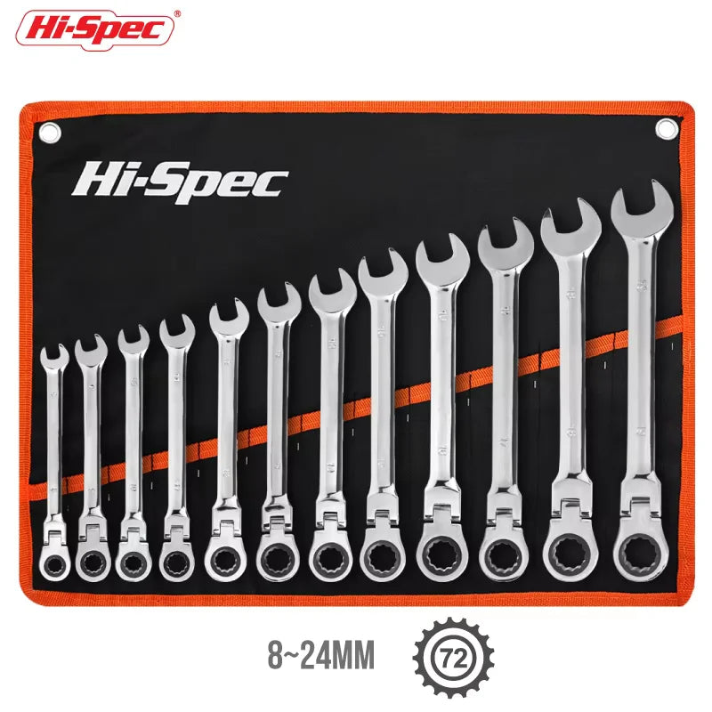 Hi-Spec Torque Ratchet Wrench Set