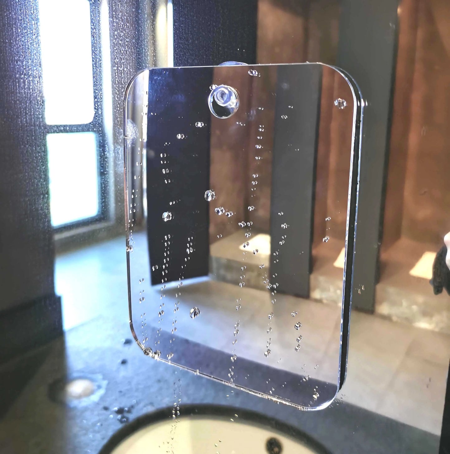 Anti-Fog Shaving and make up Mirror