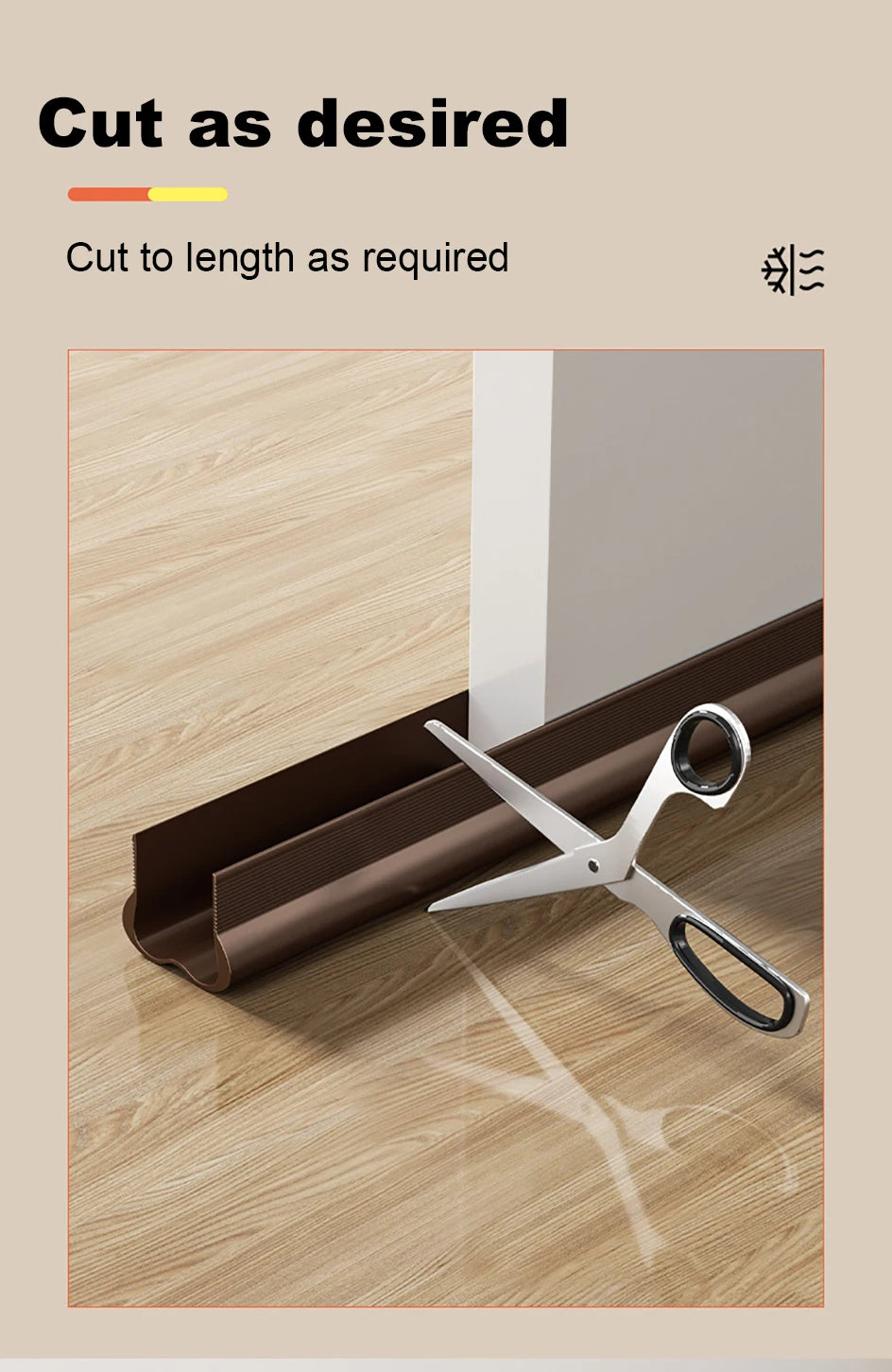 Flexible Door Bottom Sealing Strip