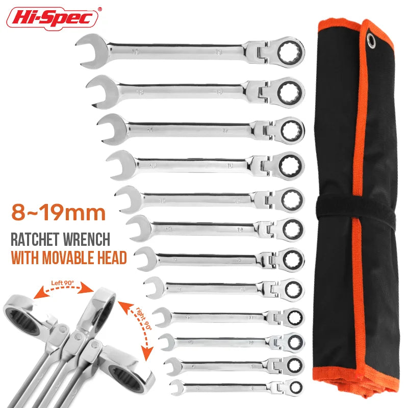 Hi-Spec Torque Ratchet Wrench Set