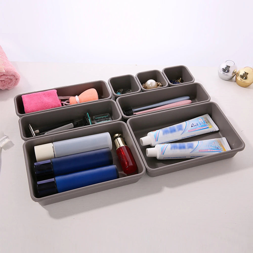 Adjustable Drawer Organizer Box Trays
