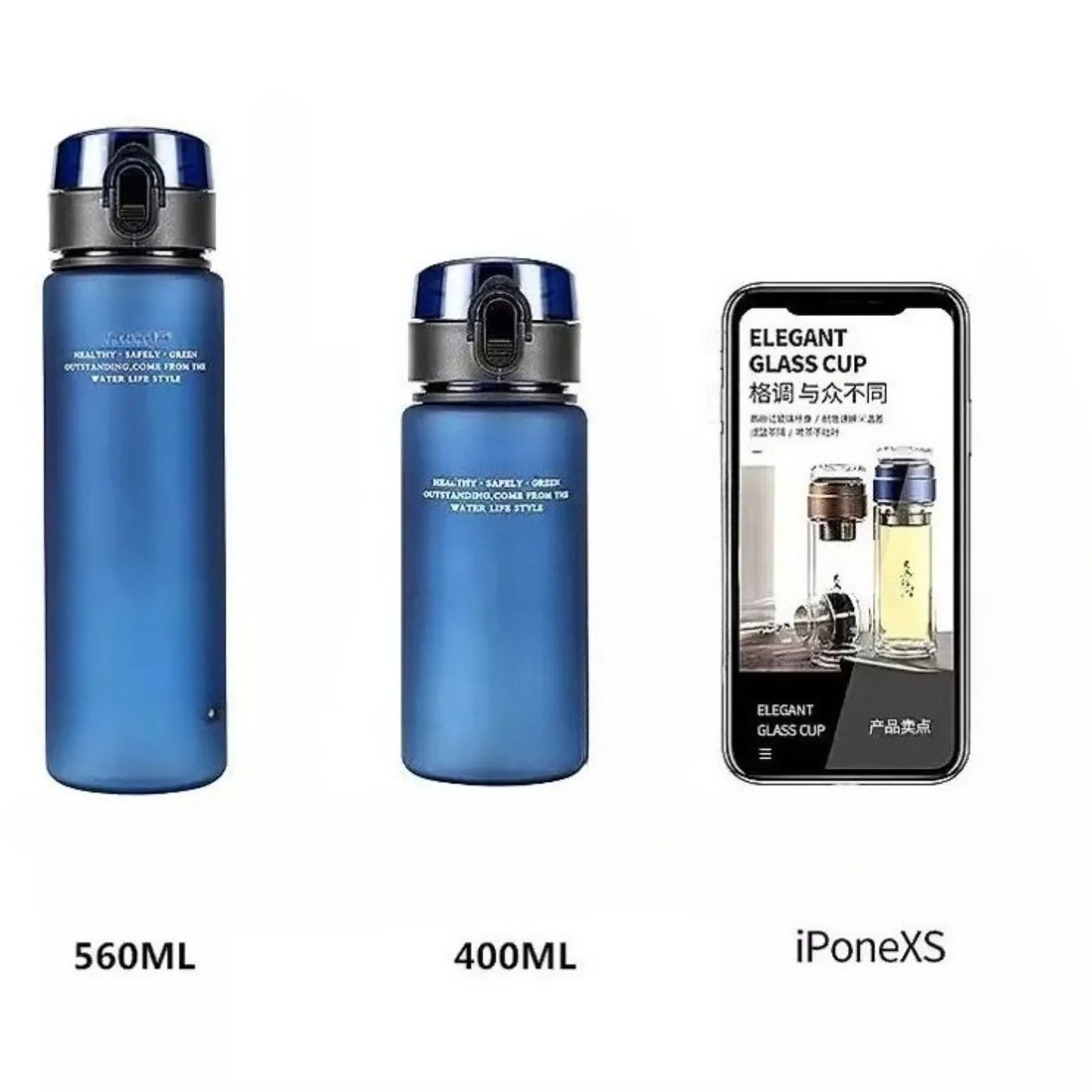 Leak-Proof Sports Water Bottle