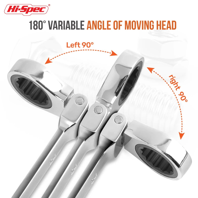 Hi-Spec Torque Ratchet Wrench Set