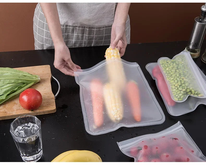 Reusable Silicone Food Storage Bags