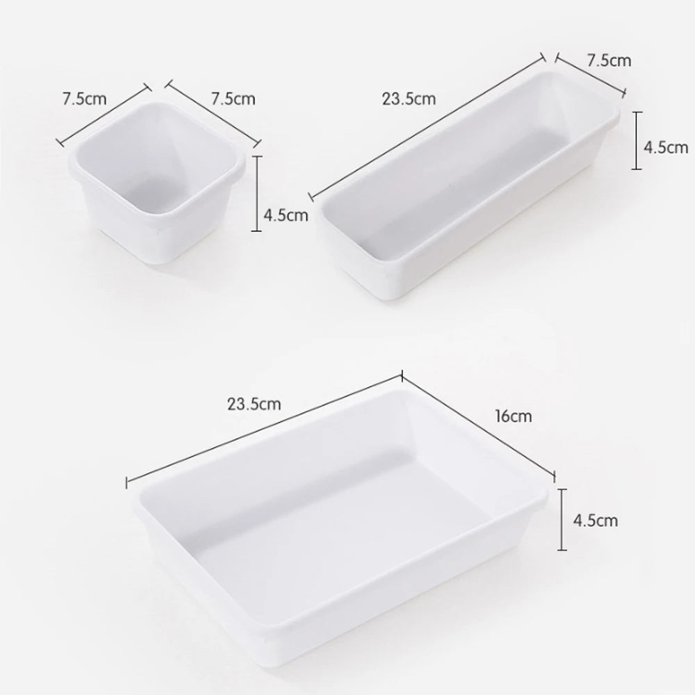 Adjustable Drawer Organizer Box Trays