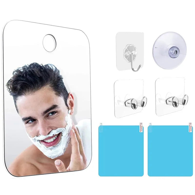 Anti-Fog Shaving and make up Mirror