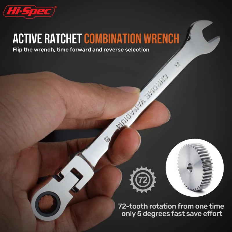 Hi-Spec Torque Ratchet Wrench Set
