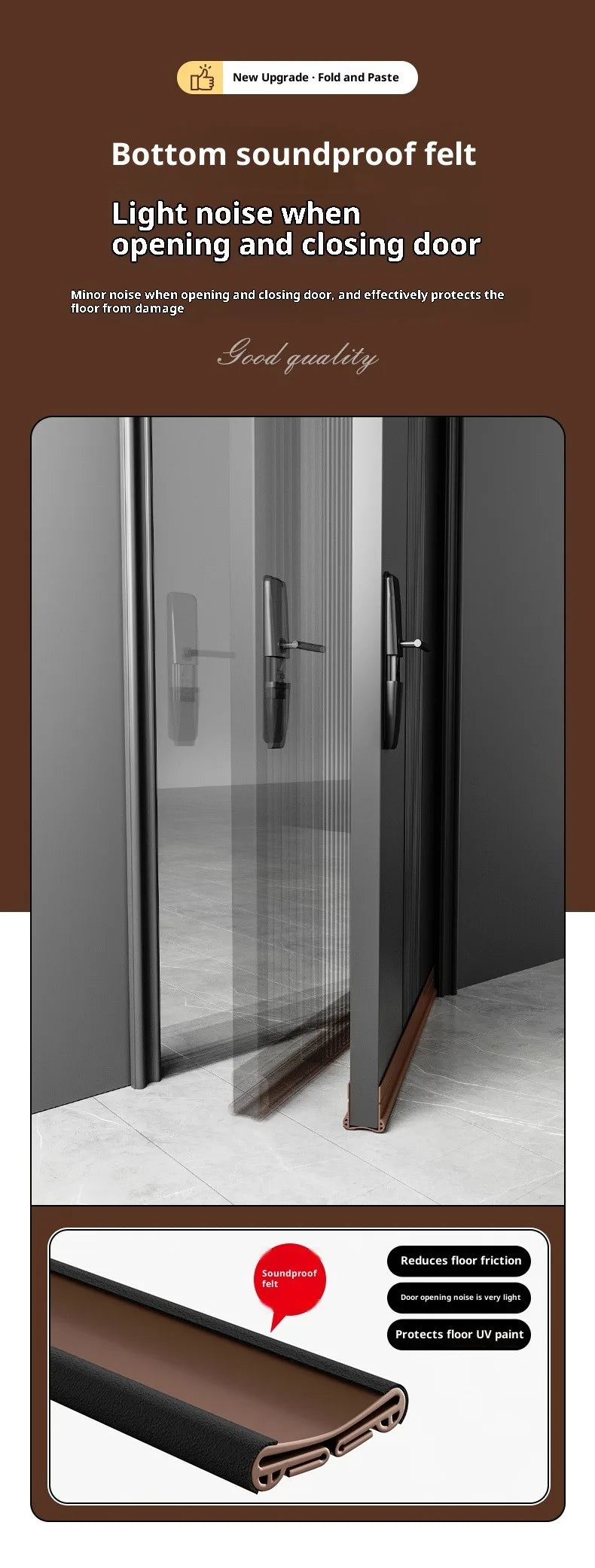 Flexible Door Bottom Sealing Strip